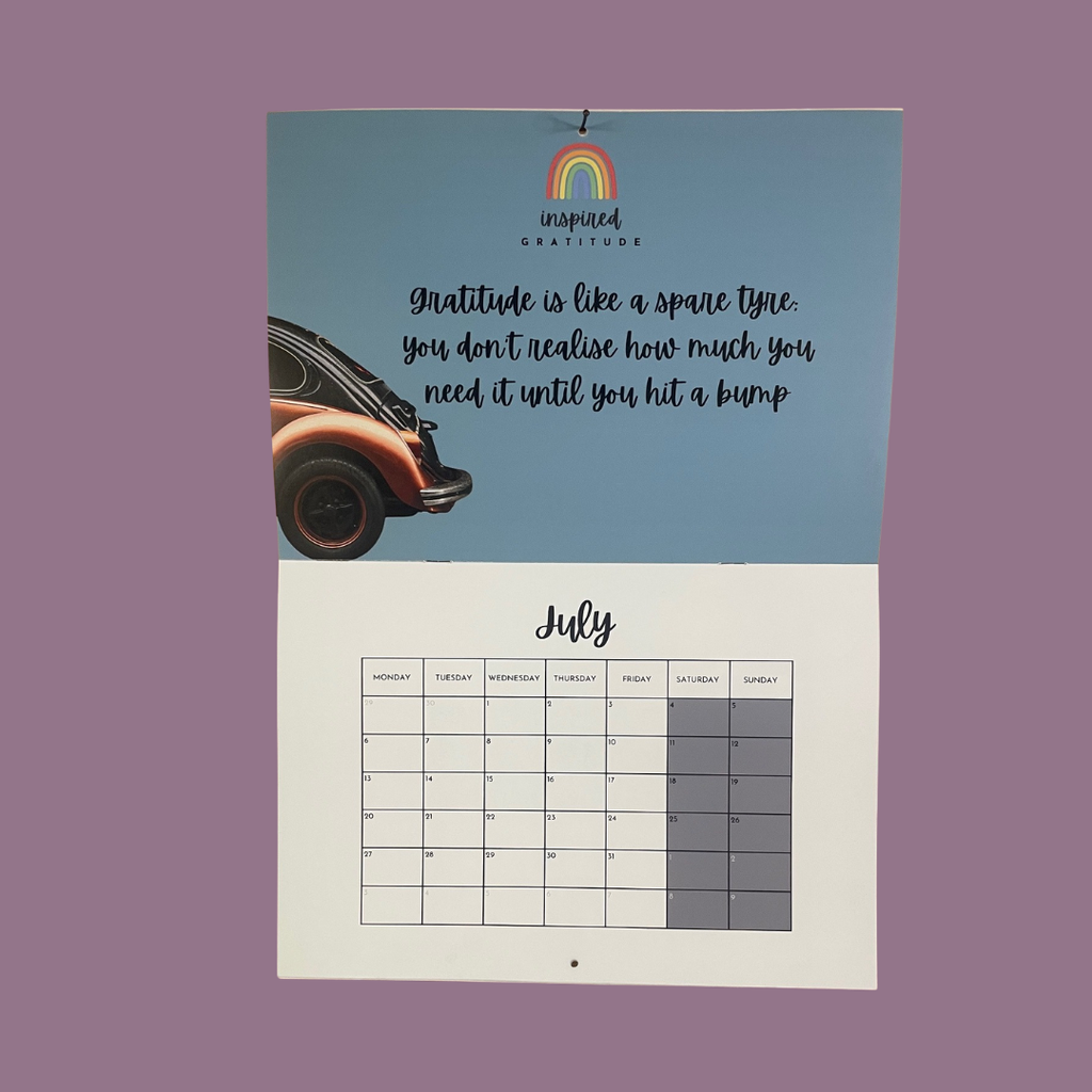 2026 Gratitude wall calendar